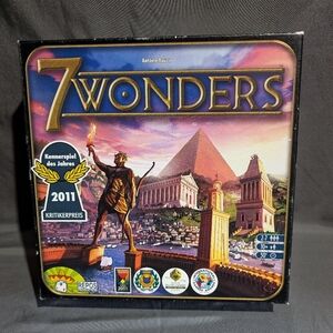 7 Wonders Board Game Complete Set  Repos Production 2010 Edition Antoine Bauza